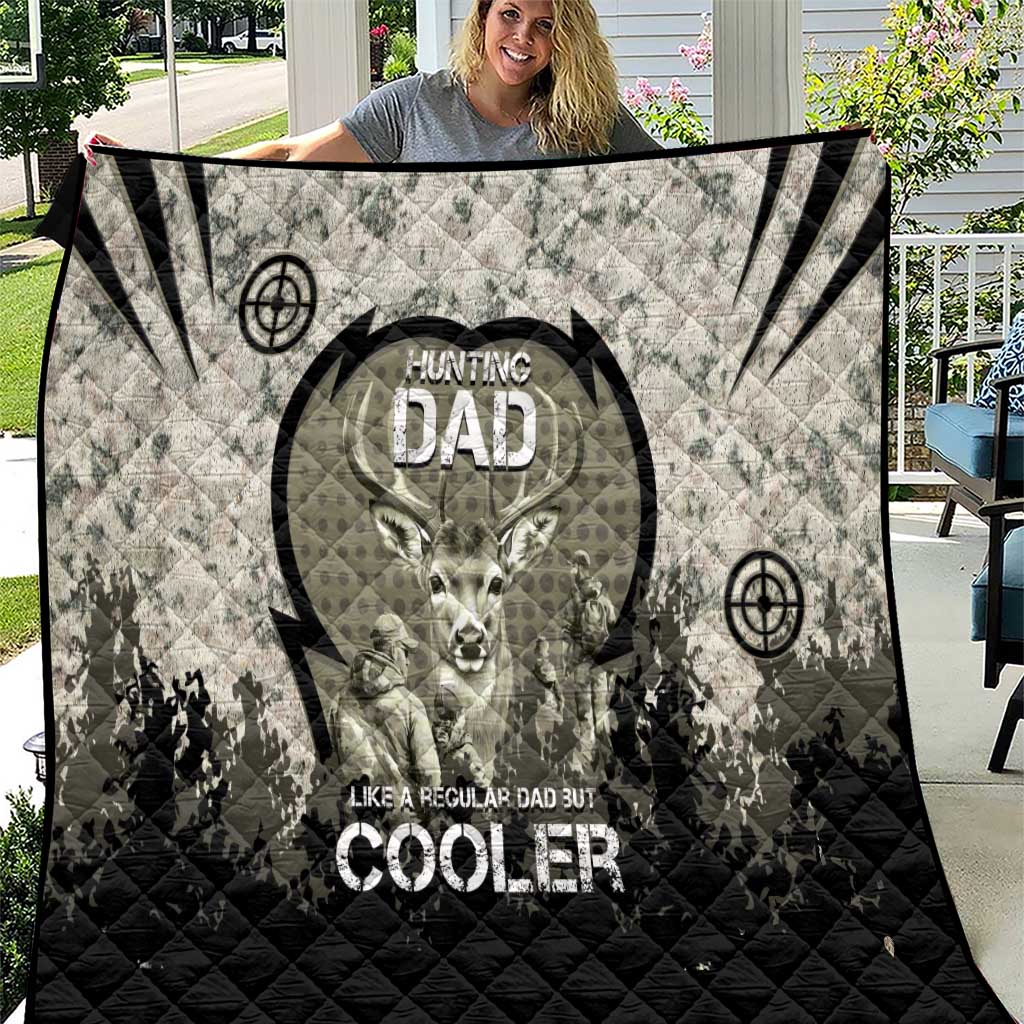 Deer Hunting Fathers Day Quilt Best Dad Ever