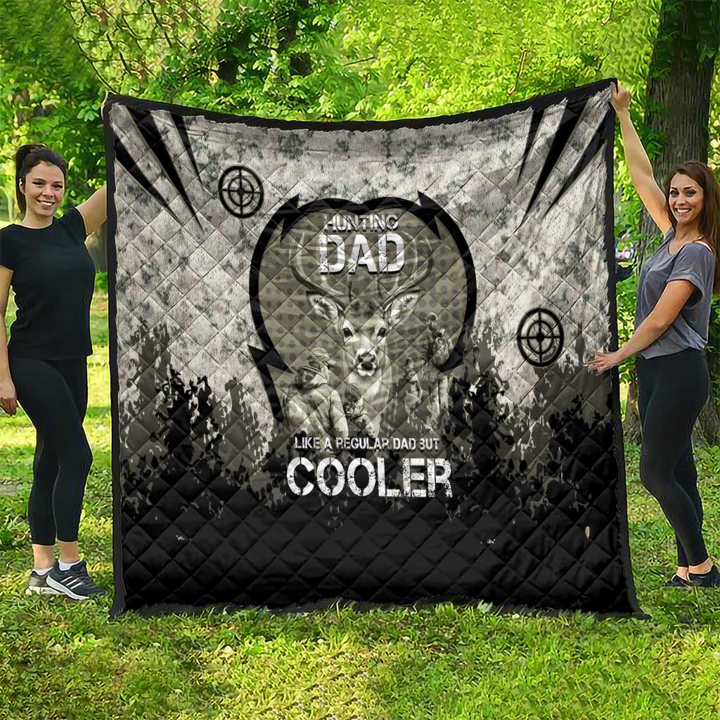 Deer Hunting Fathers Day Quilt Best Dad Ever