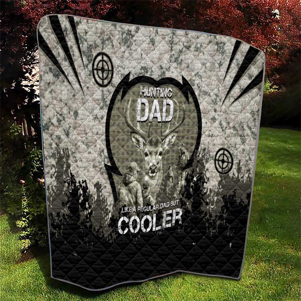 Deer Hunting Fathers Day Quilt Best Dad Ever