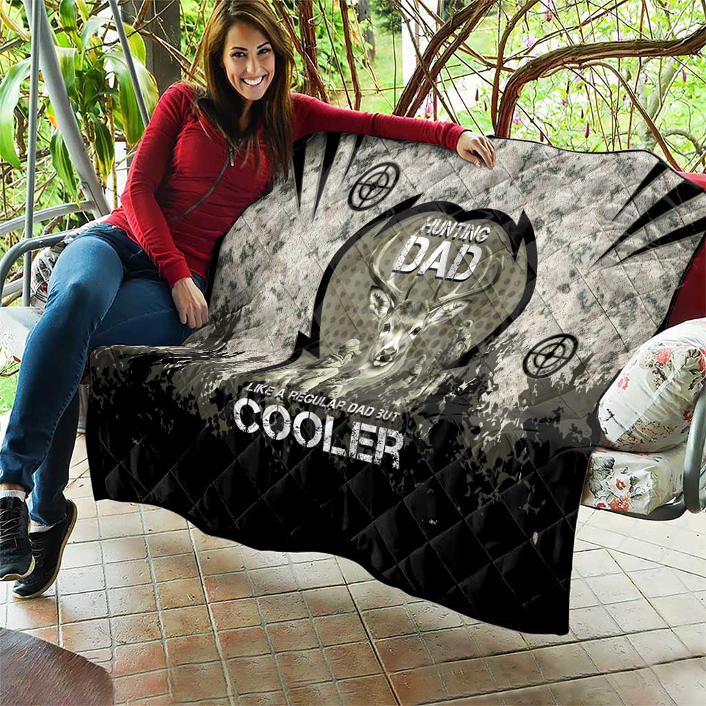 Deer Hunting Fathers Day Quilt Best Dad Ever
