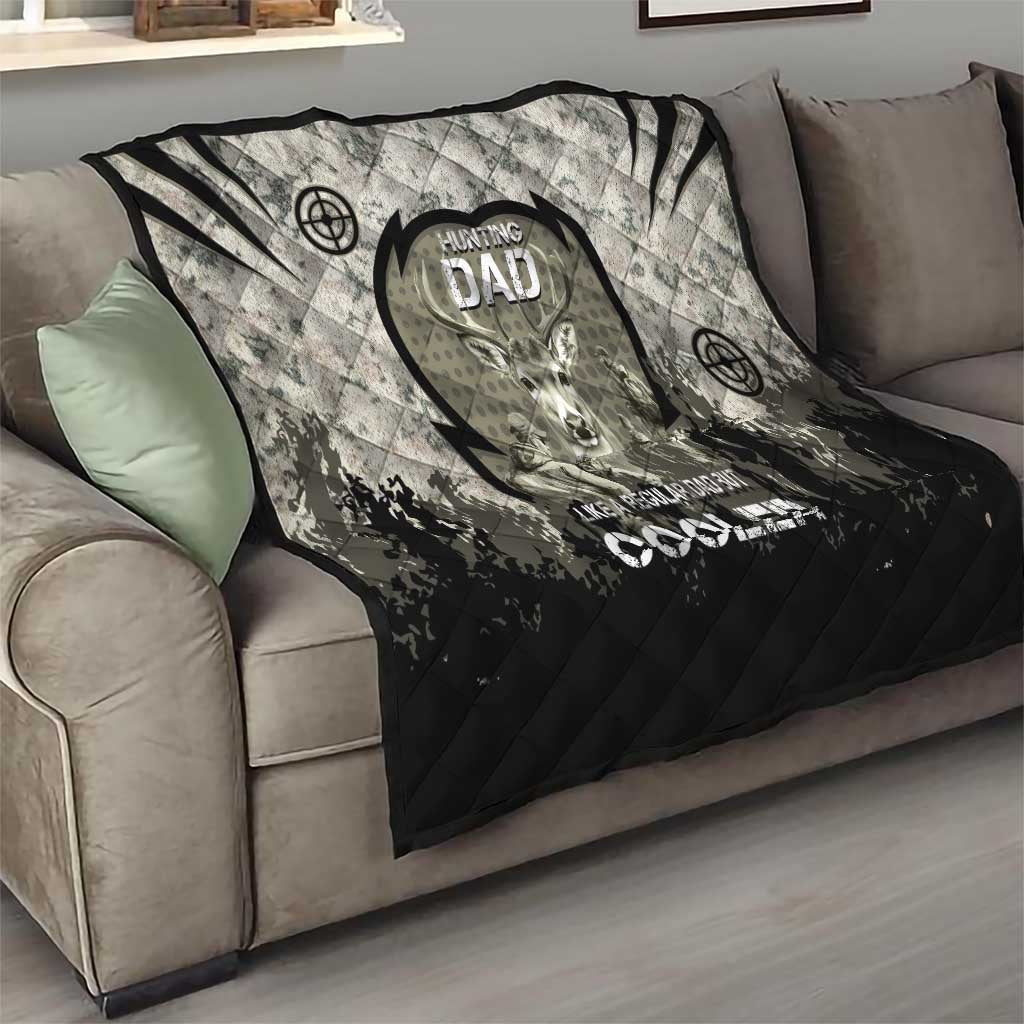 Deer Hunting Fathers Day Quilt Best Dad Ever