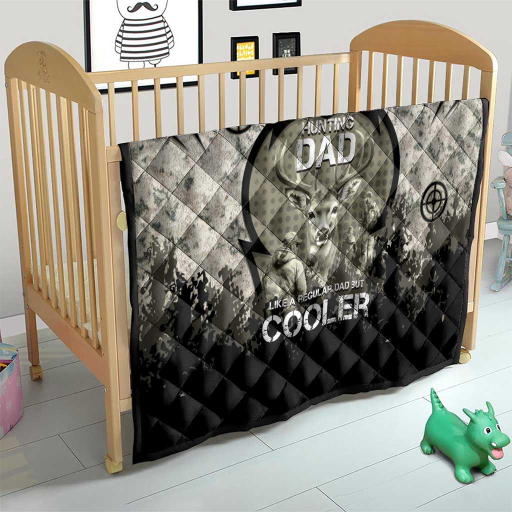 Deer Hunting Fathers Day Quilt Best Dad Ever