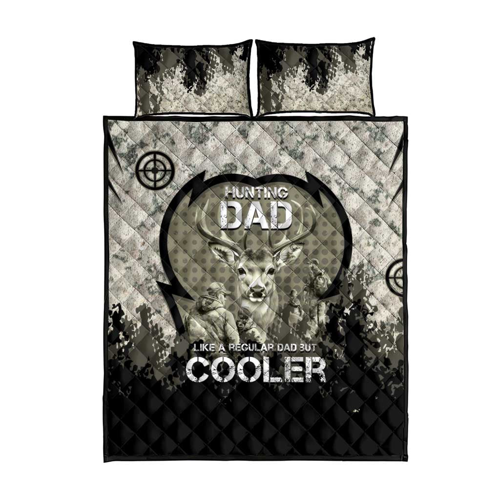 Deer Hunting Fathers Day Quilt Bed Set Best Dad Ever