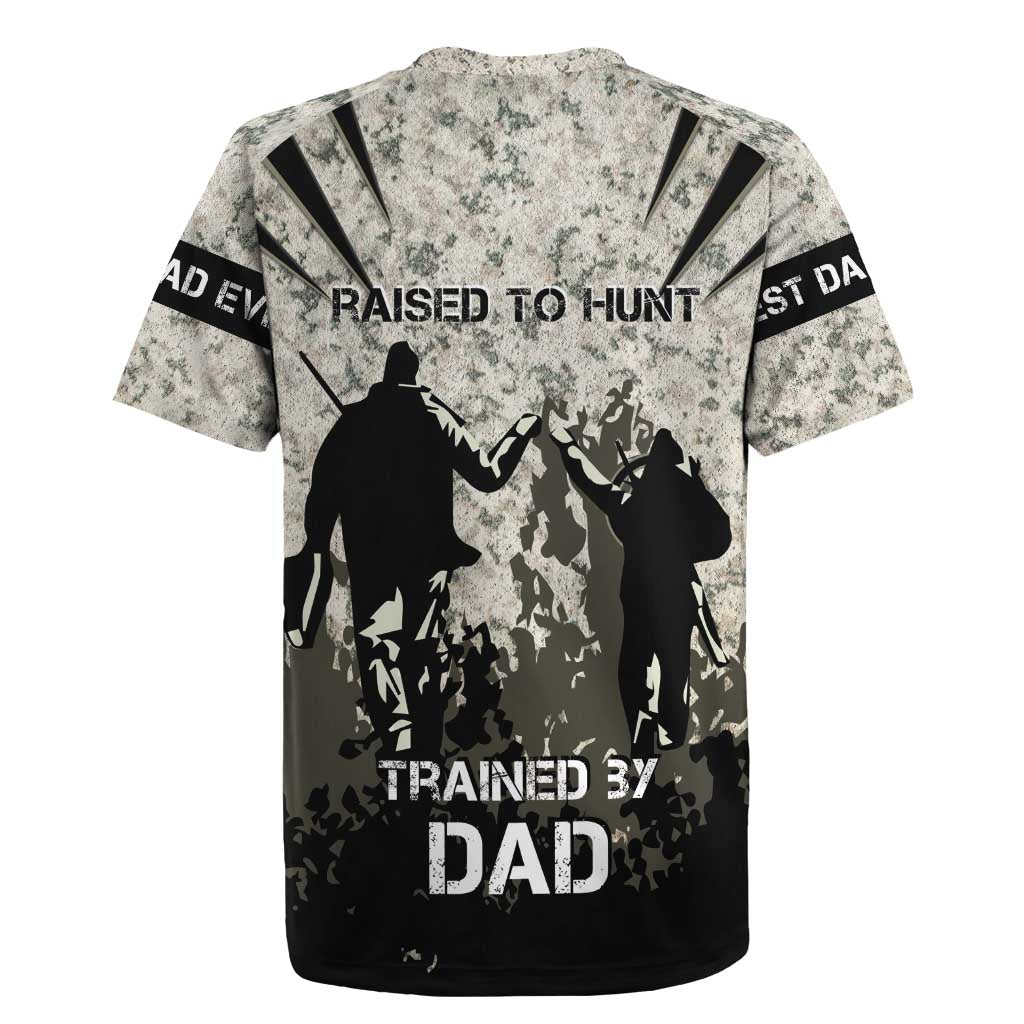 Deer Hunting Fathers Day Rugby Jersey Best Dad Ever