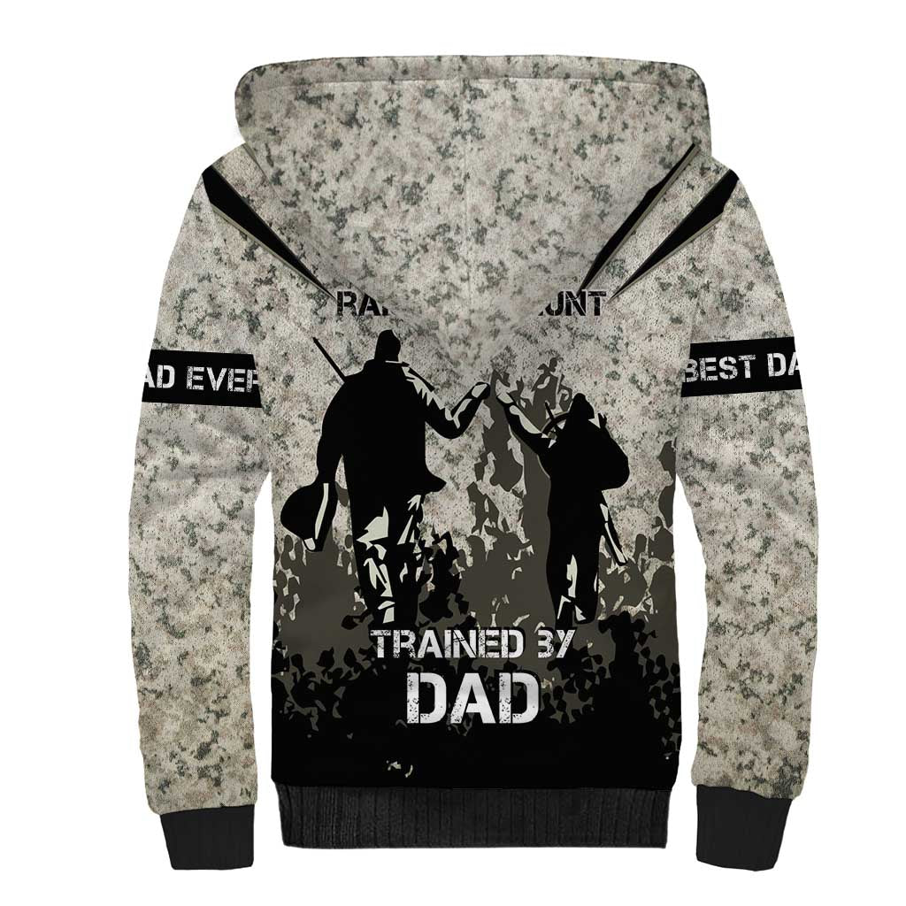 Deer Hunting Fathers Day Sherpa Hoodie Best Dad Ever