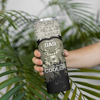 Deer Hunting Fathers Day Skinny Tumbler Best Dad Ever