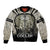 Deer Hunting Fathers Day Sleeve Zip Bomber Jacket Best Dad Ever