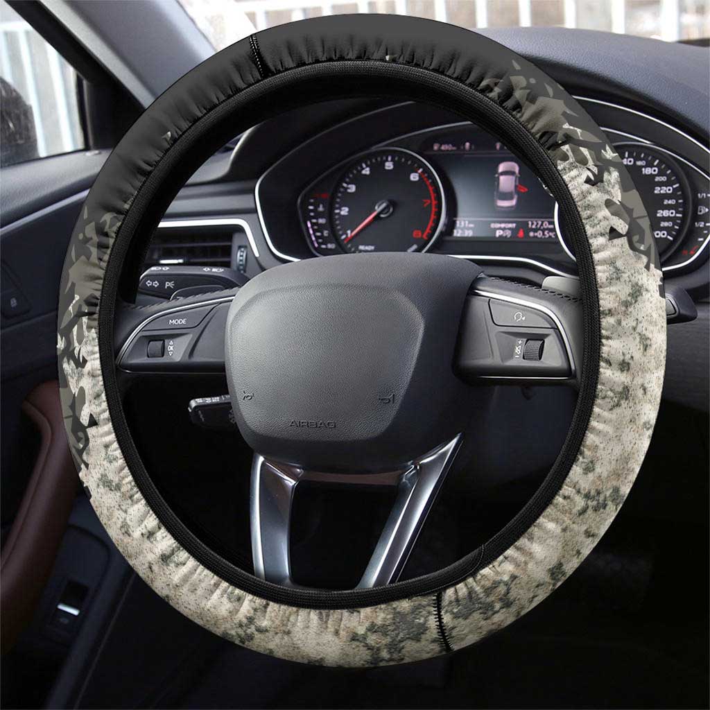 Deer Hunting Fathers Day Steering Wheel Cover Best Dad Ever