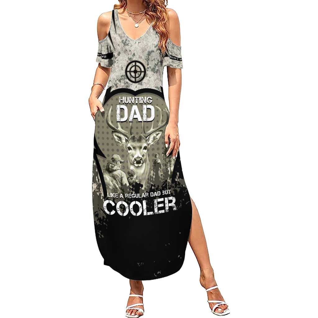 Deer Hunting Fathers Day Summer Maxi Dress Best Dad Ever