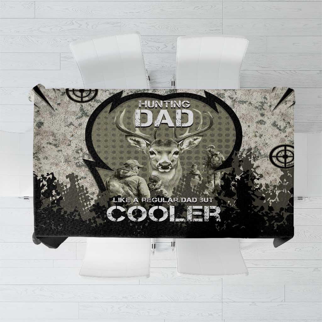 Deer Hunting Fathers Day Tablecloth Best Dad Ever