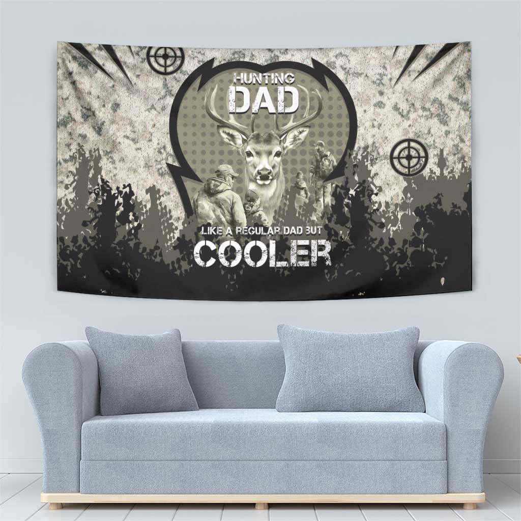 Deer Hunting Fathers Day Tapestry Best Dad Ever