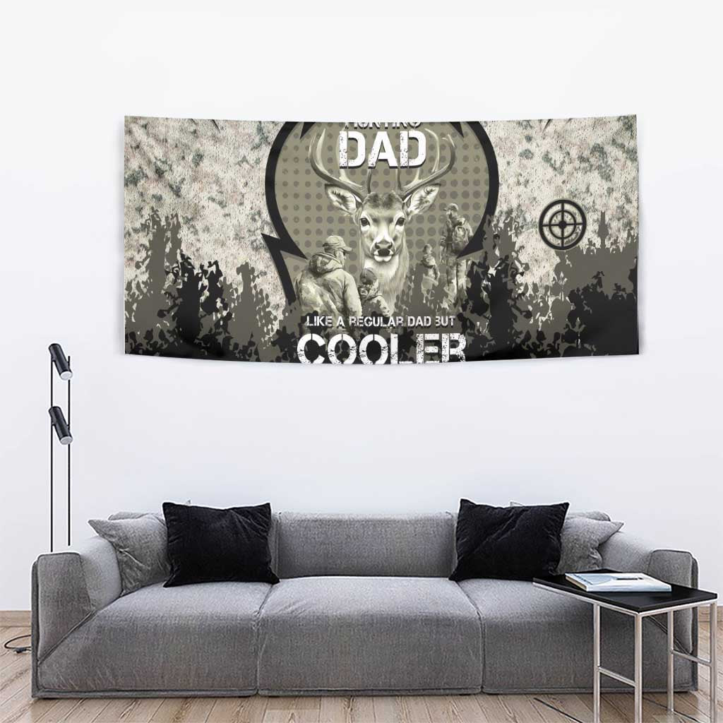 Deer Hunting Fathers Day Tapestry Best Dad Ever