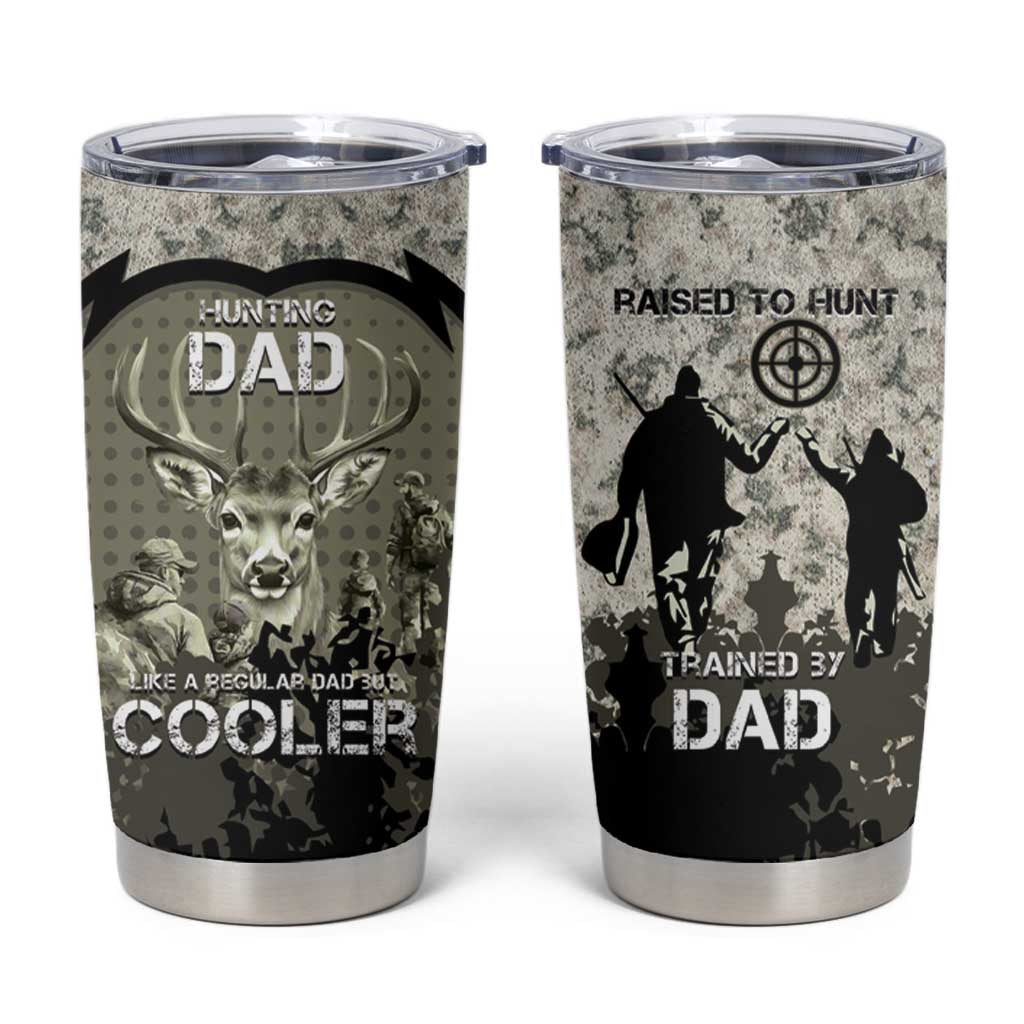 Deer Hunting Fathers Day Tumbler Cup Best Dad Ever