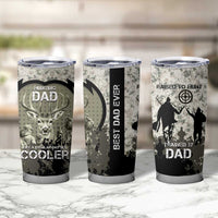 Deer Hunting Fathers Day Tumbler Cup Best Dad Ever