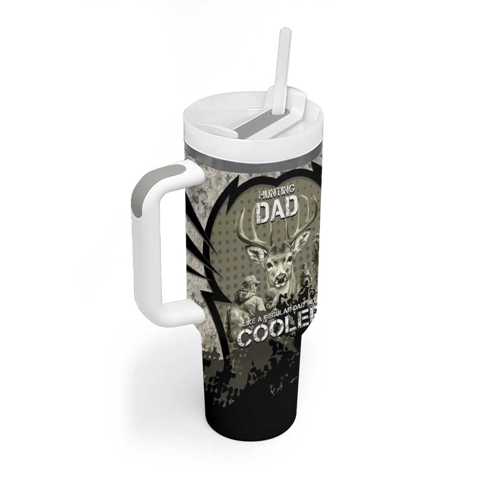 Deer Hunting Fathers Day Tumbler With Handle Best Dad Ever
