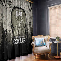 Deer Hunting Fathers Day Window Curtain Best Dad Ever