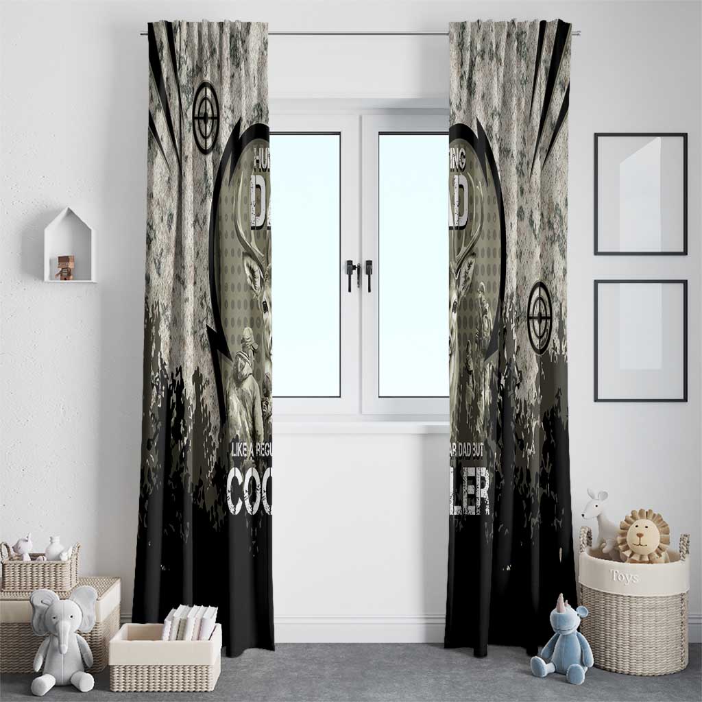 Deer Hunting Fathers Day Window Curtain Best Dad Ever