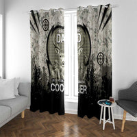 Deer Hunting Fathers Day Window Curtain Best Dad Ever