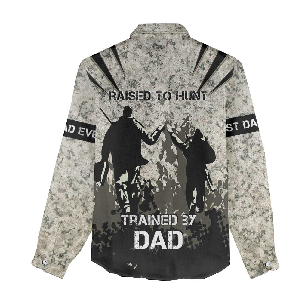 Deer Hunting Fathers Day Women Casual Shirt Best Dad Ever