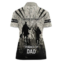 Deer Hunting Fathers Day Women Polo Shirt Best Dad Ever