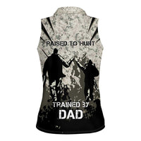 Deer Hunting Fathers Day Women Sleeveless Polo Shirt Best Dad Ever