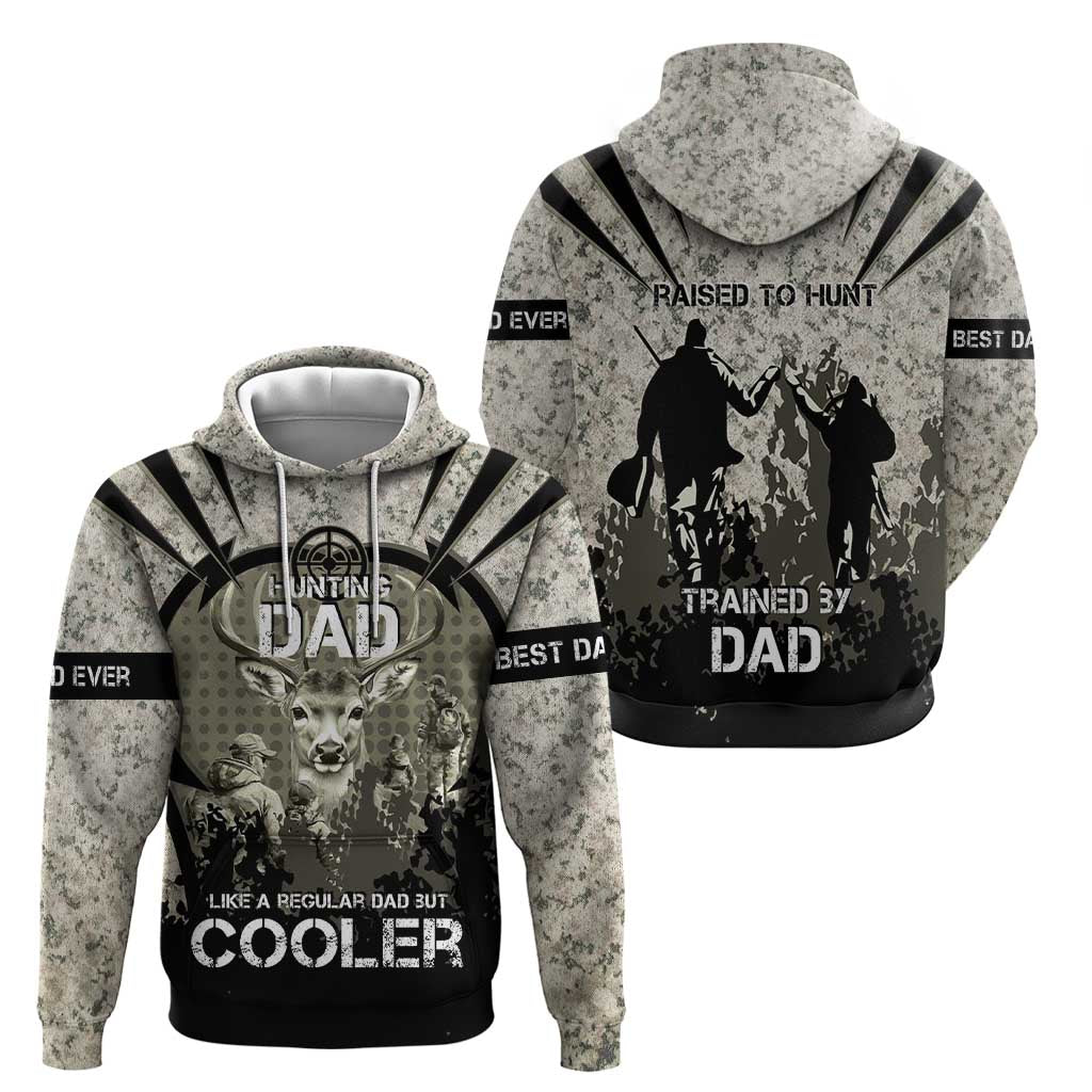 Deer Hunting Fathers Day Zip Hoodie Best Dad Ever