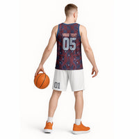 Custom Czech Republic Football Basketball Jersey Art Nouveau Patterns With National Lion