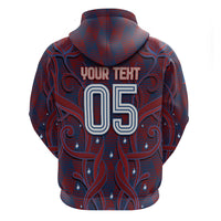 Custom Czech Republic Football Hoodie Art Nouveau Patterns With National Lion