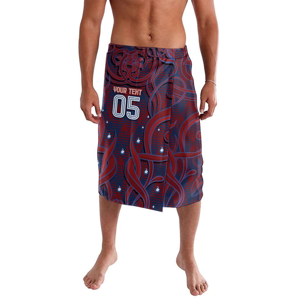 Custom Czech Republic Football Lavalava Art Nouveau Patterns With National Lion