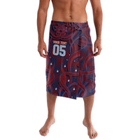 Custom Czech Republic Football Lavalava Art Nouveau Patterns With National Lion