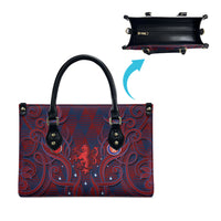 Czech Republic Football Leather Bag Art Nouveau Patterns With National Lion