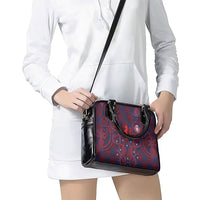 Czech Republic Football Shoulder Handbag Art Nouveau Patterns With National Lion