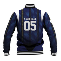 Custom France Football Baseball Jacket Gallic Rooster Luxury Sport Style