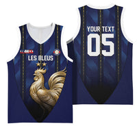 Custom France Football Basketball Jersey Gallic Rooster Luxury Sport Style