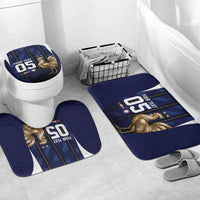Custom France Football Bathroom Set Gallic Rooster Luxury Sport Style