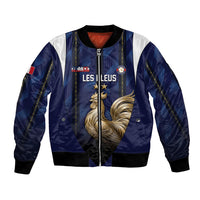 Custom France Football Bomber Jacket Gallic Rooster Luxury Sport Style