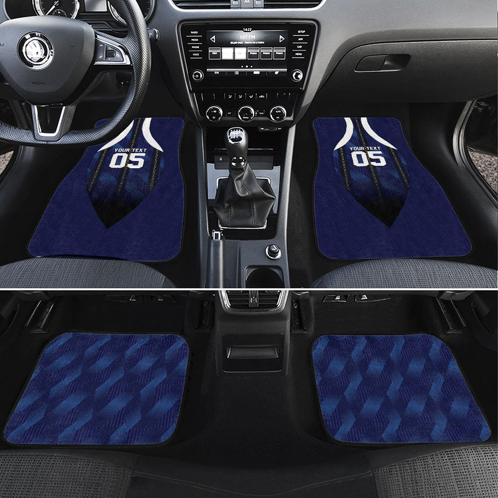 Custom France Football Car Mats Gallic Rooster Luxury Sport Style