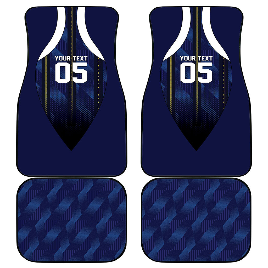 Custom France Football Car Mats Gallic Rooster Luxury Sport Style