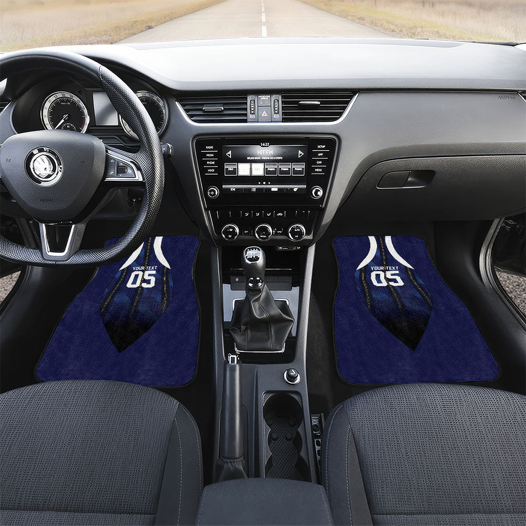 Custom France Football Car Mats Gallic Rooster Luxury Sport Style