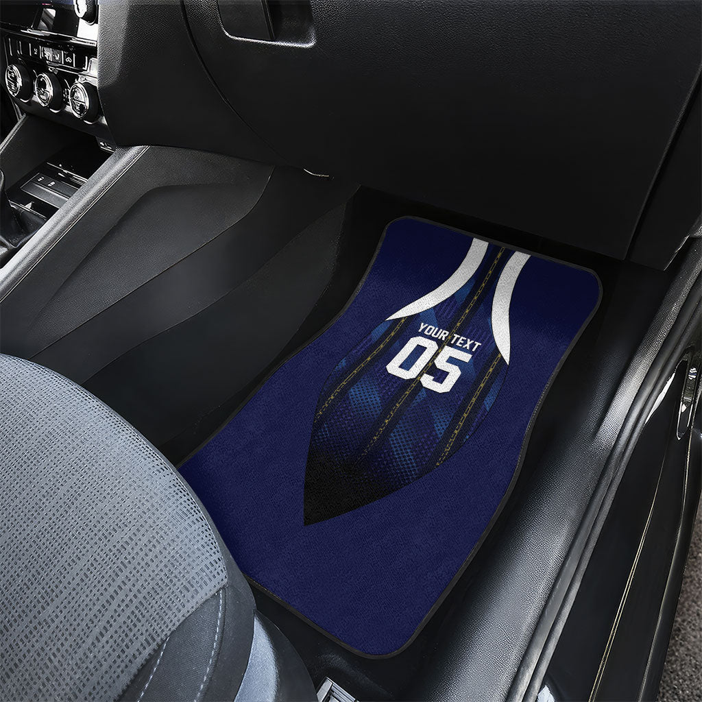 Custom France Football Car Mats Gallic Rooster Luxury Sport Style