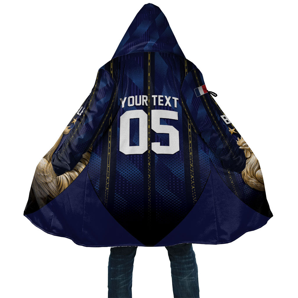 Custom France Football Cloak Gallic Rooster Luxury Sport Style