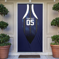 Custom France Football Door Cover Gallic Rooster Luxury Sport Style