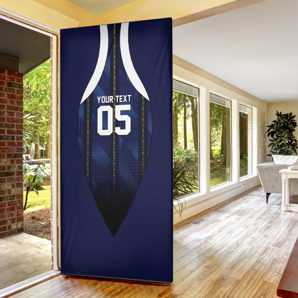 Custom France Football Door Cover Gallic Rooster Luxury Sport Style