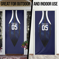 Custom France Football Door Cover Gallic Rooster Luxury Sport Style