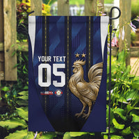 Custom France Football Garden Flag Gallic Rooster Luxury Sport Style