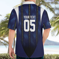 Custom France Football Hawaiian Shirt Gallic Rooster Luxury Sport Style