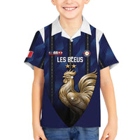 Custom France Football Hawaiian Shirt Gallic Rooster Luxury Sport Style