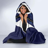 Custom France Football Hooded Blanket Gallic Rooster Luxury Sport Style