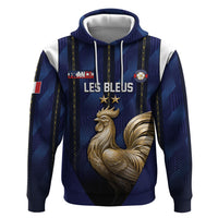 Custom France Football Hoodie Gallic Rooster Luxury Sport Style