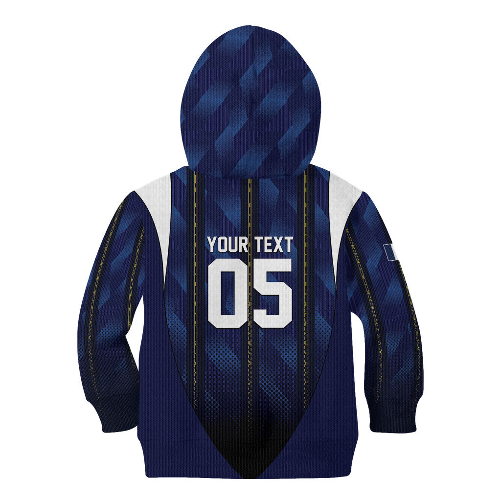 Custom France Football Kid Hoodie Gallic Rooster Luxury Sport Style